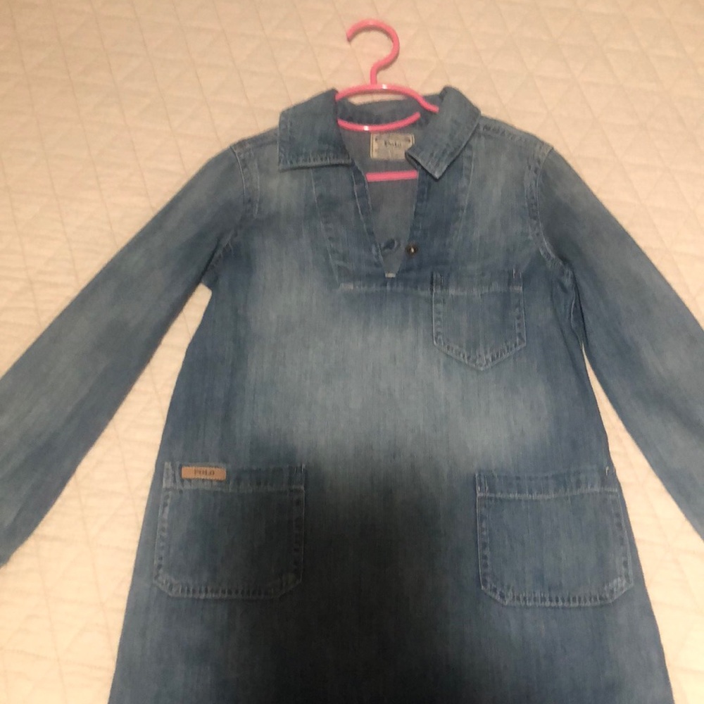 Ralph Lauren Polo cotton denim dress.